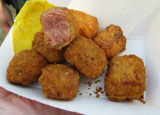 Illustration for article titled Absurd State Fair Foods: The Meatening